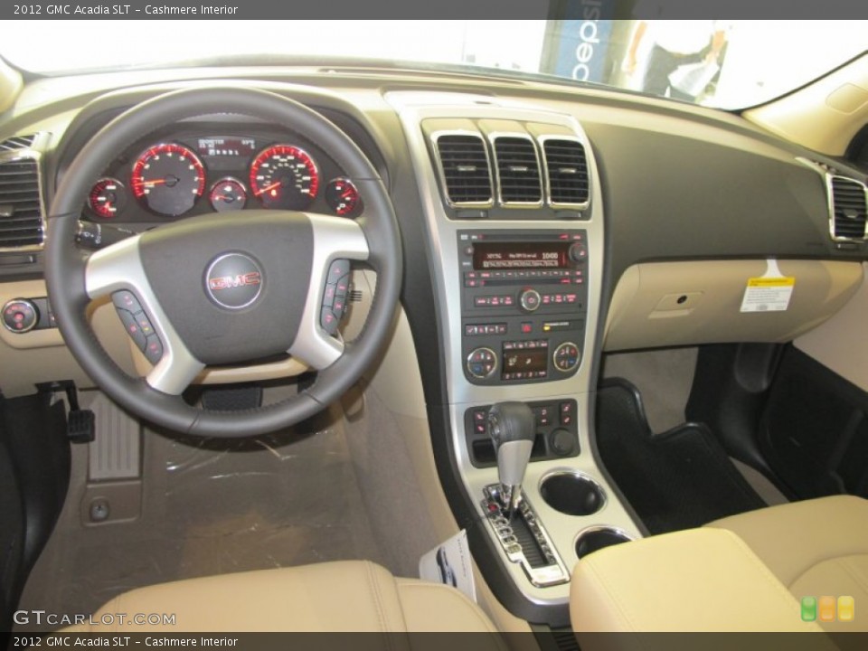 Cashmere Interior Dashboard for the 2012 GMC Acadia SLT #53932021