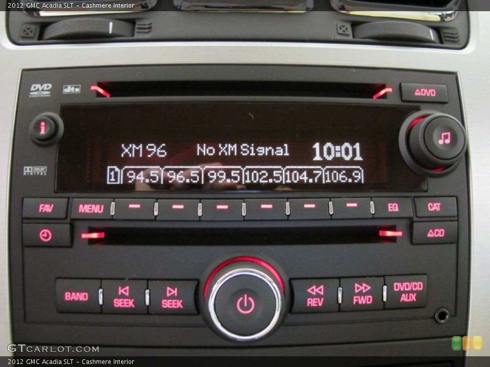 Cashmere Interior Audio System for the 2012 GMC Acadia SLT #53932054