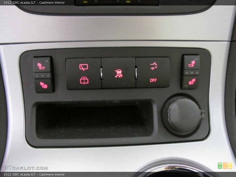 Cashmere Interior Controls for the 2012 GMC Acadia SLT #53932075
