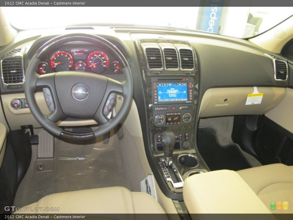 Cashmere Interior Dashboard for the 2012 GMC Acadia Denali #53932195
