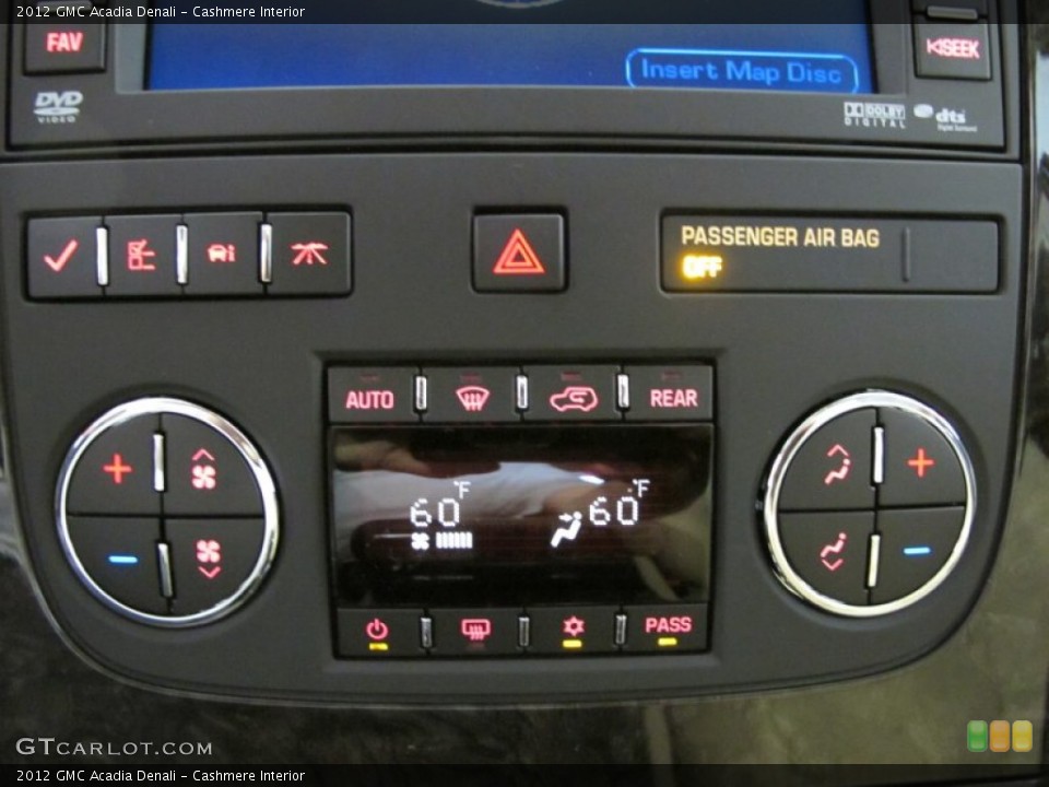 Cashmere Interior Controls for the 2012 GMC Acadia Denali #53932237