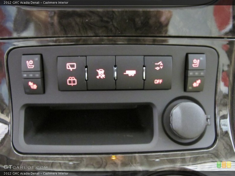 Cashmere Interior Controls for the 2012 GMC Acadia Denali #53932243
