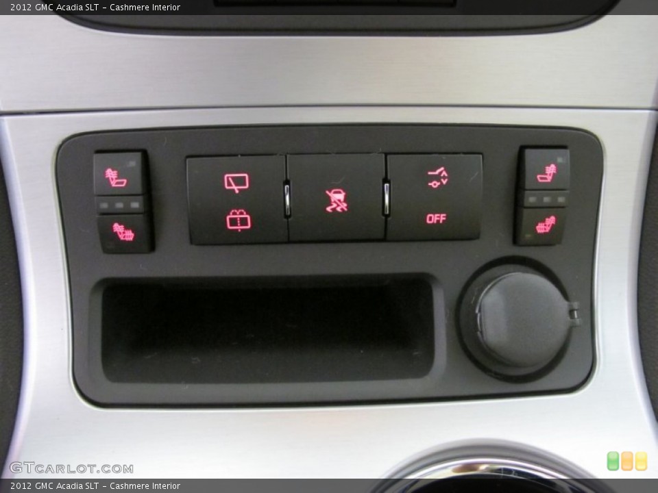 Cashmere Interior Controls for the 2012 GMC Acadia SLT #53932387