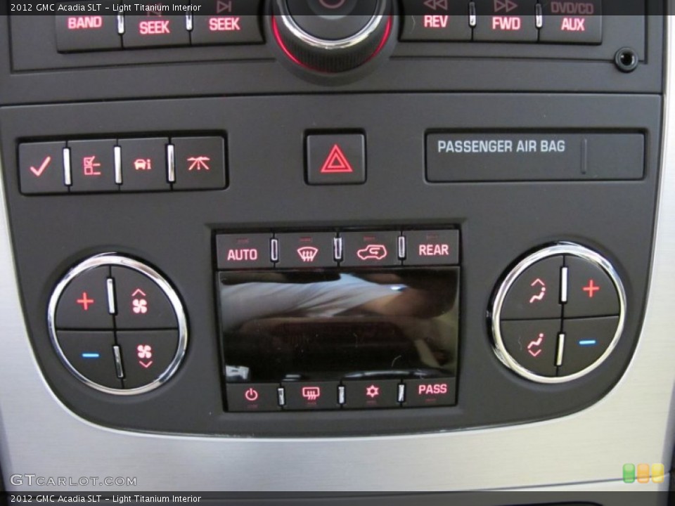 Light Titanium Interior Controls for the 2012 GMC Acadia SLT #53932699