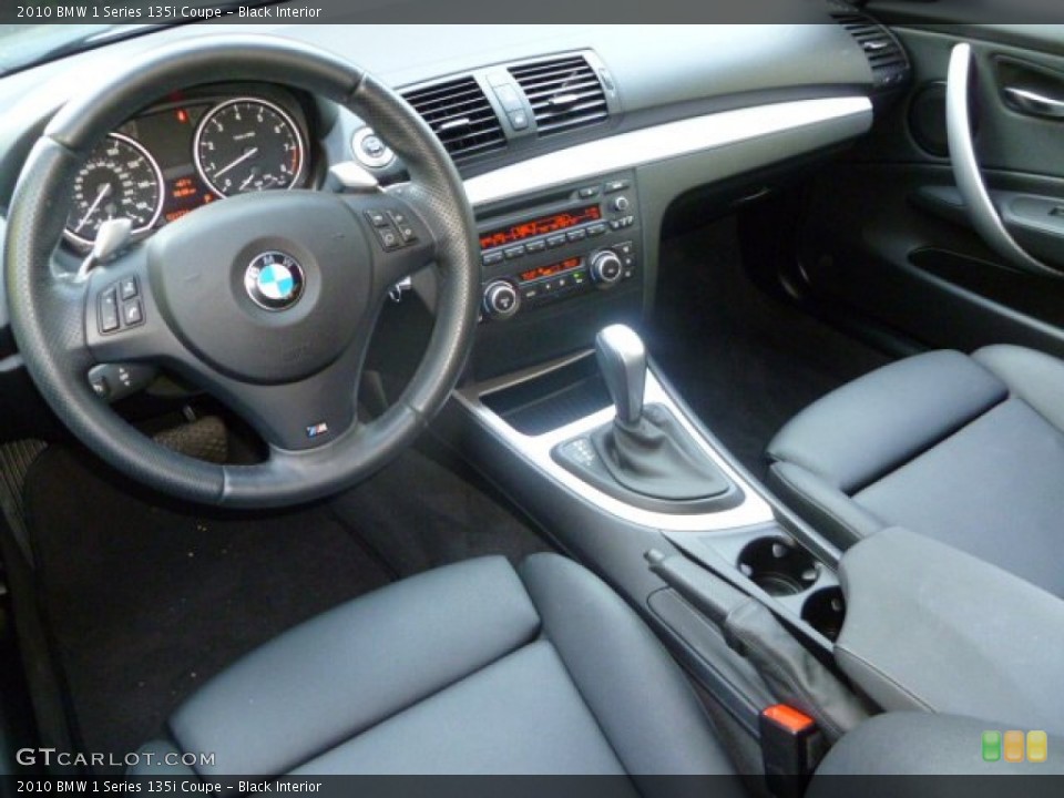 Black Interior Prime Interior for the 2010 BMW 1 Series 135i Coupe #53933200