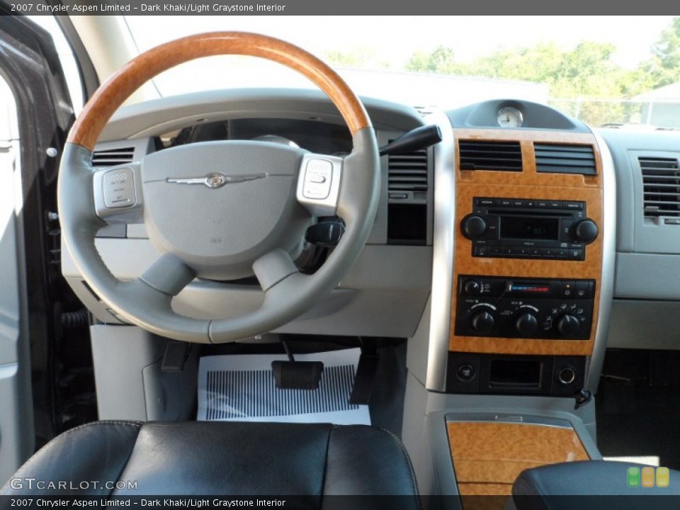 Dark Khaki/Light Graystone Interior Dashboard for the 2007 Chrysler Aspen Limited #53935978