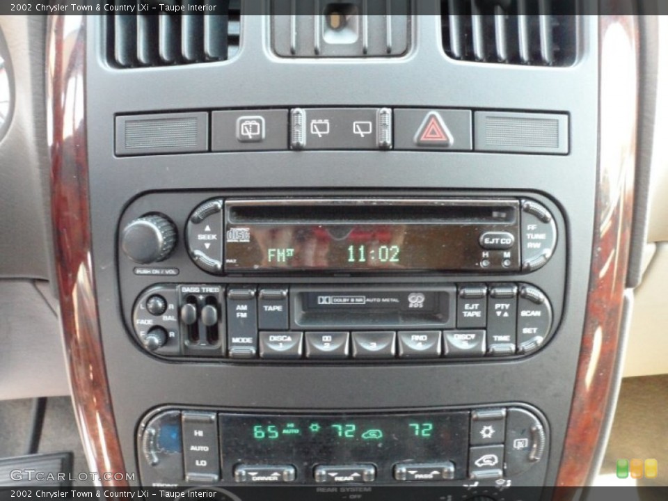 Taupe Interior Audio System for the 2002 Chrysler Town & Country LXi #53937454