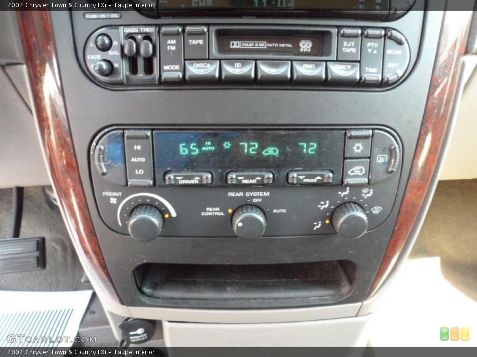 Taupe Interior Controls for the 2002 Chrysler Town & Country LXi #53937466