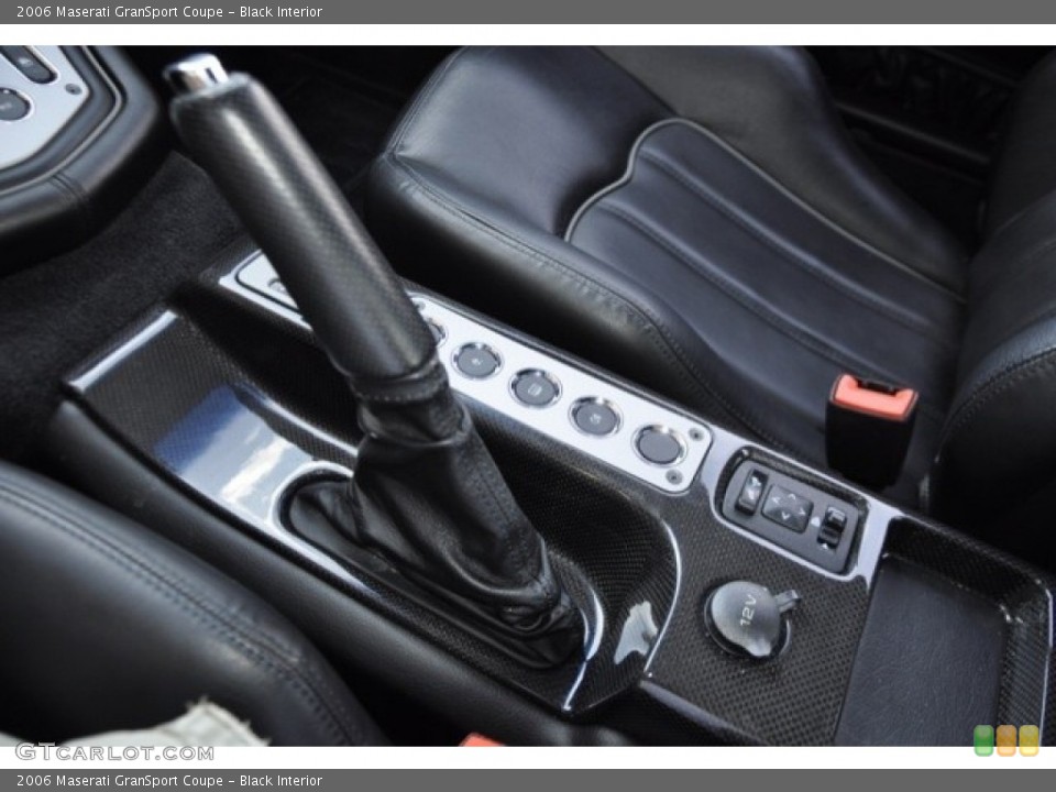 Black Interior Controls for the 2006 Maserati GranSport Coupe #53937937