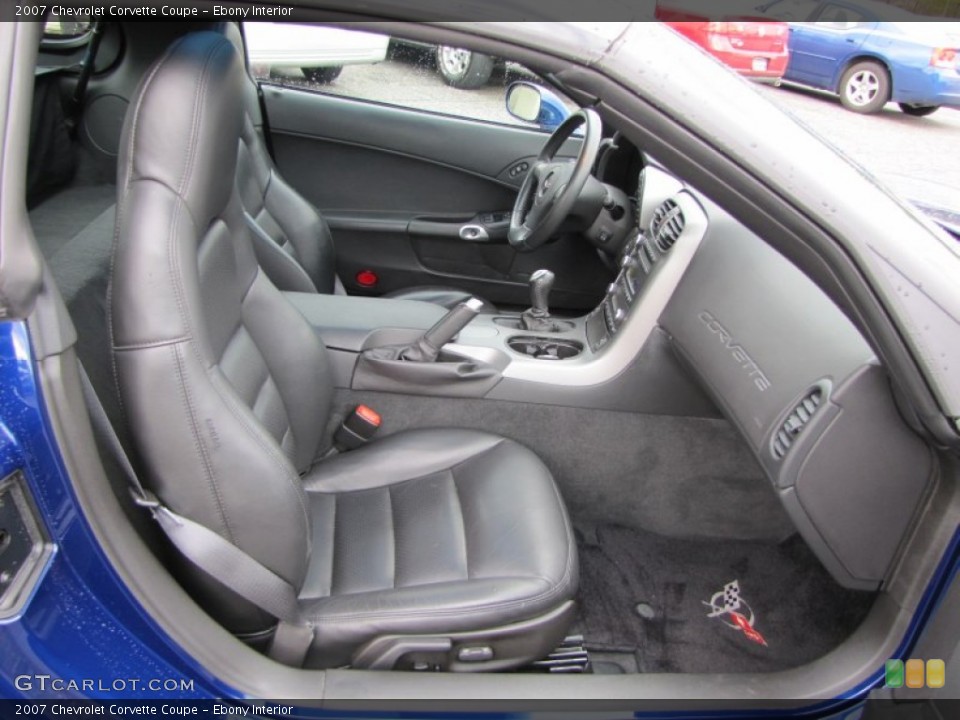 Ebony Interior Photo for the 2007 Chevrolet Corvette Coupe #53939917