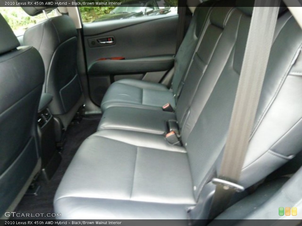 Black/Brown Walnut Interior Photo for the 2010 Lexus RX 450h AWD Hybrid #53940541