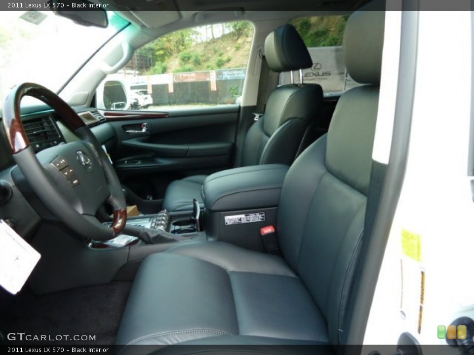 Black Interior Photo for the 2011 Lexus LX 570 #53940892