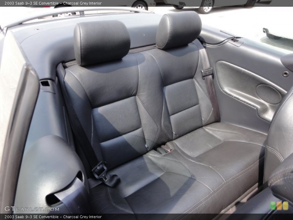 Charcoal Grey Interior Photo for the 2003 Saab 9-3 SE Convertible #53942327