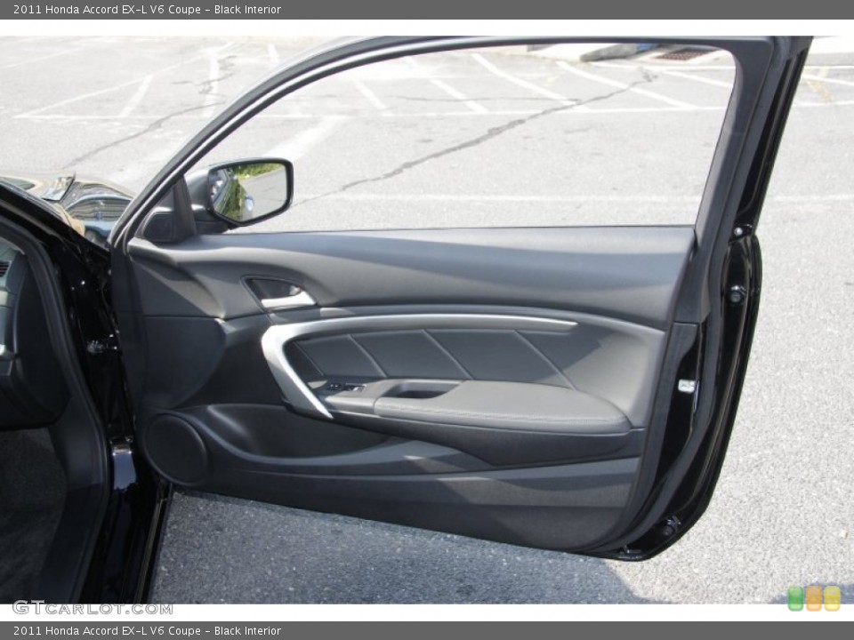 Black Interior Door Panel for the 2011 Honda Accord EX-L V6 Coupe #53942678