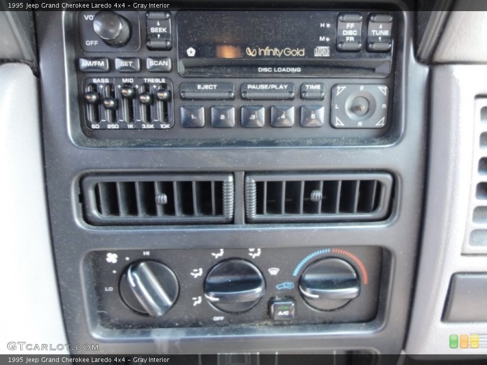 Gray Interior Audio System for the 1995 Jeep Grand Cherokee Laredo 4x4 #53943416
