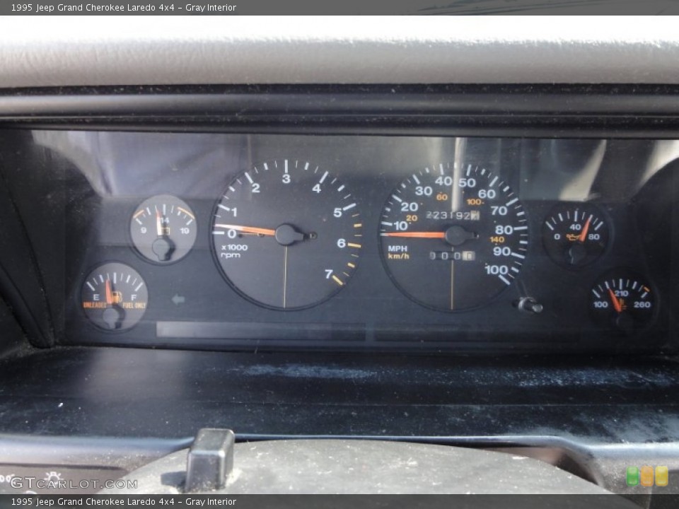 Gray Interior Gauges for the 1995 Jeep Grand Cherokee Laredo 4x4 #53943431