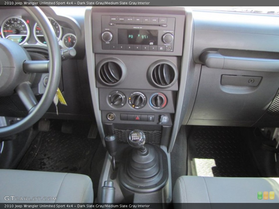 Dark Slate Gray/Medium Slate Gray Interior Transmission for the 2010 Jeep Wrangler Unlimited Sport 4x4 #53945225