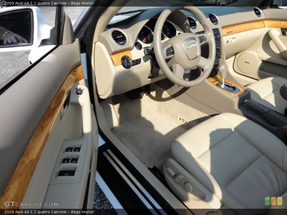 Beige Interior Photo for the 2009 Audi A4 3.2 quattro Cabriolet #53945372