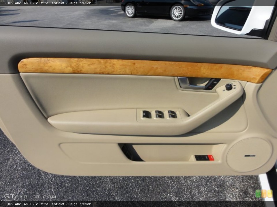 Beige Interior Door Panel for the 2009 Audi A4 3.2 quattro Cabriolet #53945381