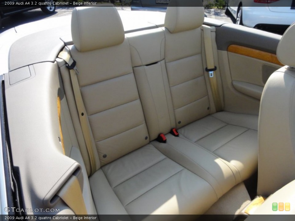 Beige Interior Photo for the 2009 Audi A4 3.2 quattro Cabriolet #53945450