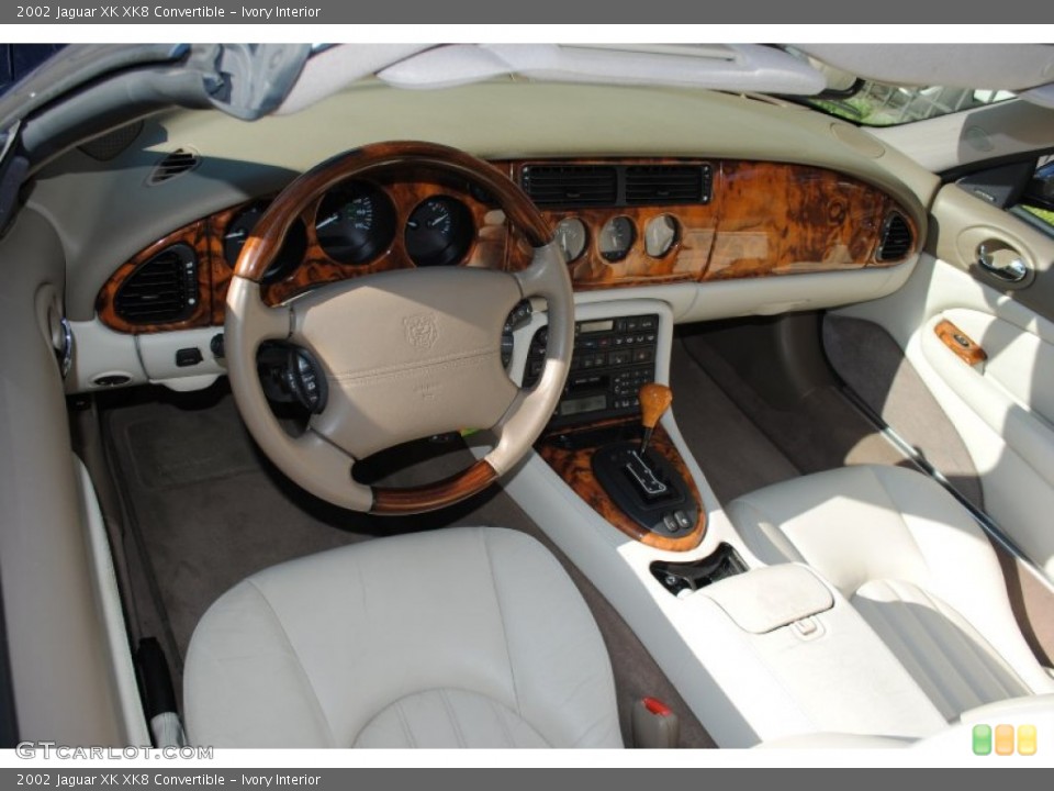 Ivory 2002 Jaguar XK Interiors