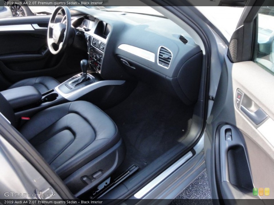Black Interior Photo for the 2009 Audi A4 2.0T Premium quattro Sedan #53945792