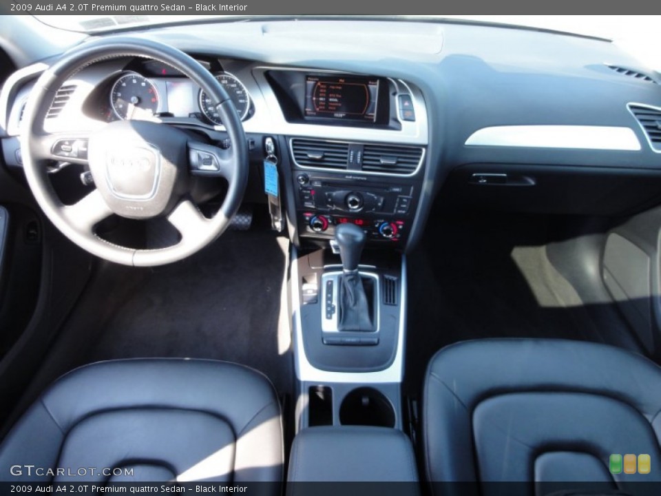 Black Interior Dashboard for the 2009 Audi A4 2.0T Premium quattro Sedan #53945867