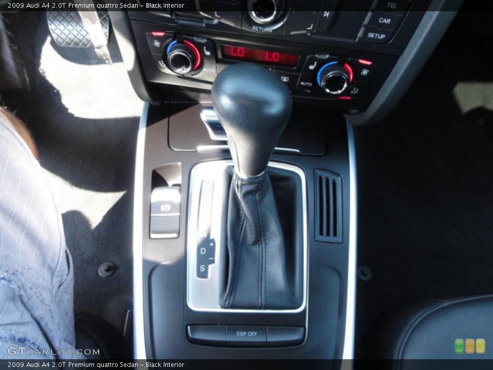 Black Interior Transmission for the 2009 Audi A4 2.0T Premium quattro Sedan #53945972