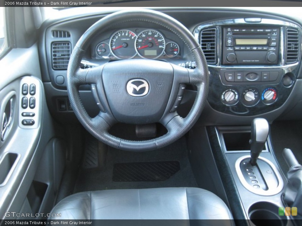 Dark Flint Gray Interior Dashboard for the 2006 Mazda Tribute s #53945975