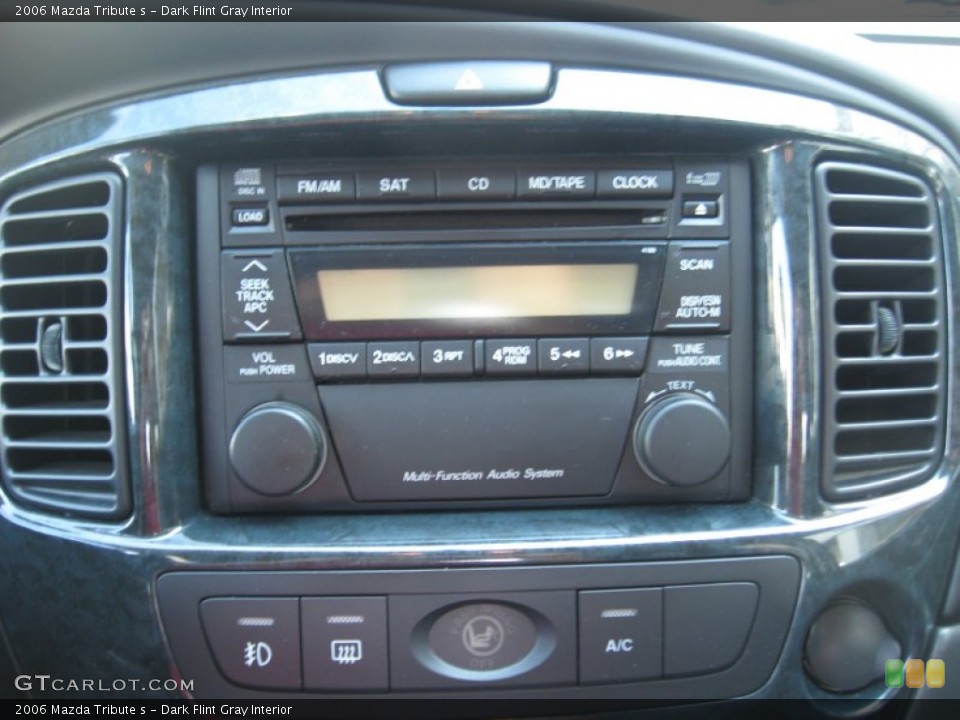 Dark Flint Gray Interior Audio System for the 2006 Mazda Tribute s #53945993