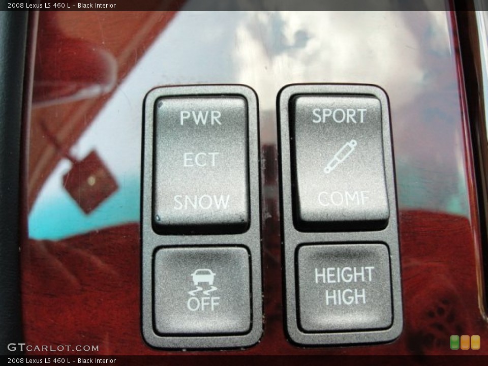 Black Interior Controls for the 2008 Lexus LS 460 L #53946074
