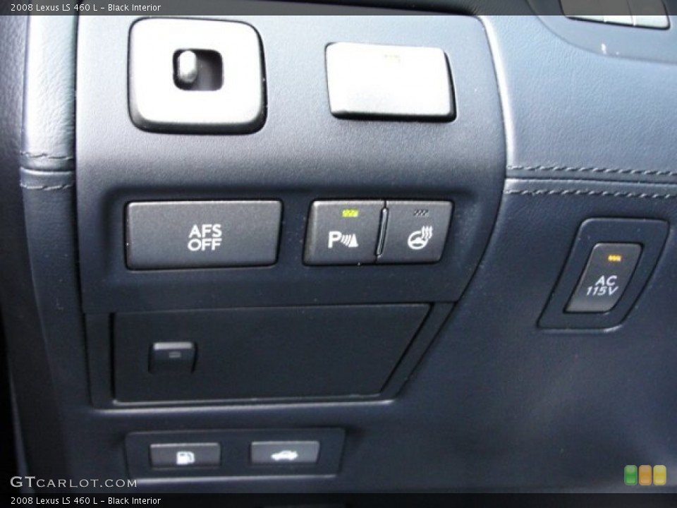 Black Interior Controls for the 2008 Lexus LS 460 L #53946092