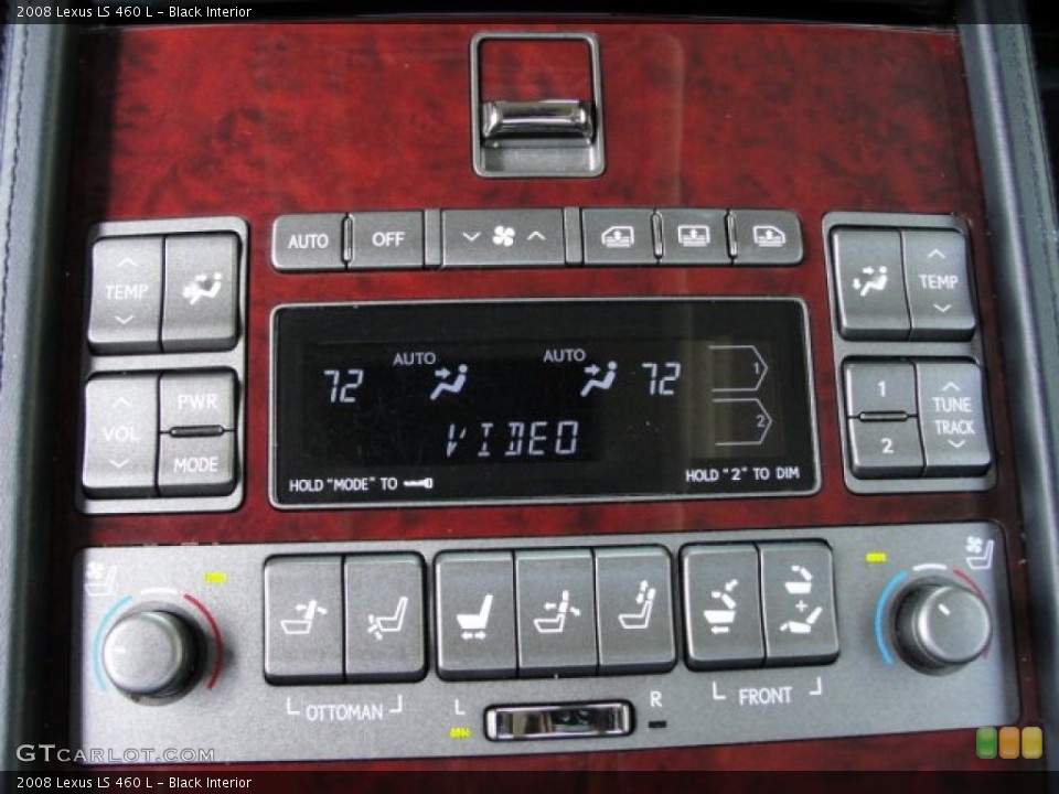 Black Interior Controls for the 2008 Lexus LS 460 L #53946119