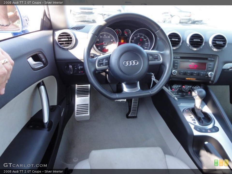 Silver Interior Dashboard for the 2008 Audi TT 2.0T Coupe #53946989