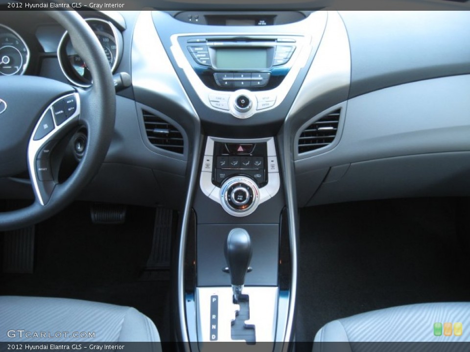 Gray Interior Controls for the 2012 Hyundai Elantra GLS #53947073