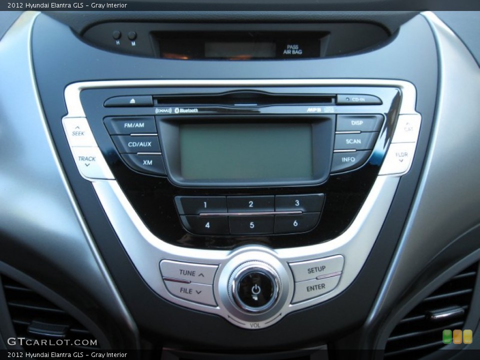 Gray Interior Audio System for the 2012 Hyundai Elantra GLS #53947082