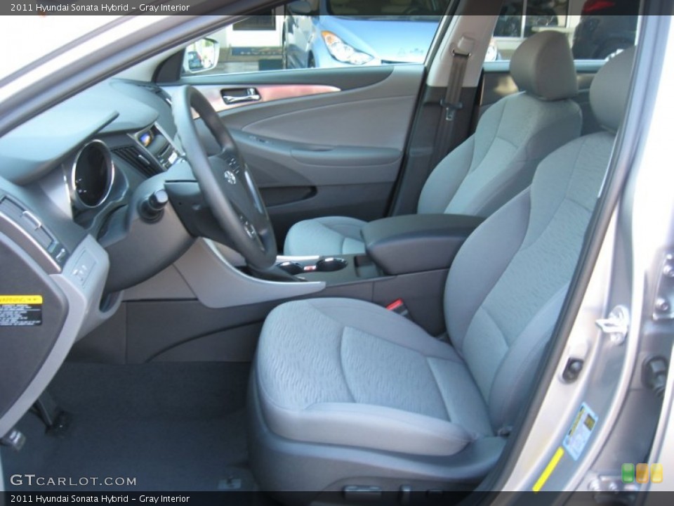 Gray Interior Photo for the 2011 Hyundai Sonata Hybrid #53947244