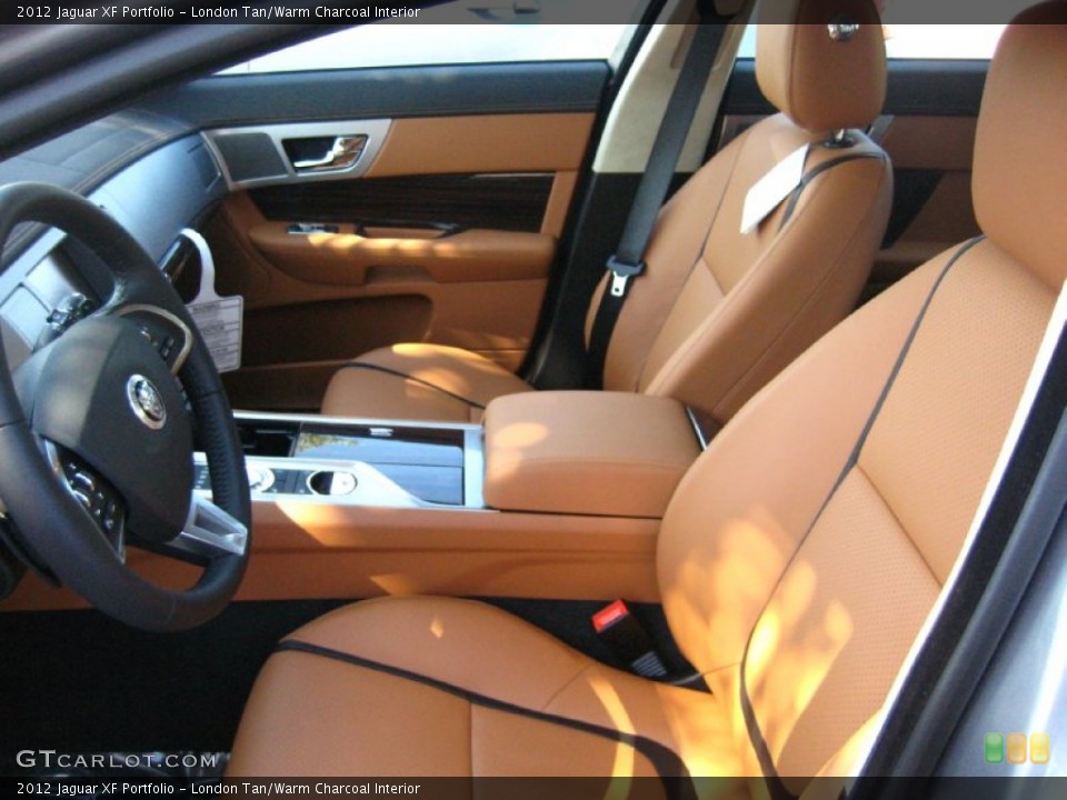 London Tan/Warm Charcoal Interior Photo for the 2012 Jaguar XF Portfolio #53948060