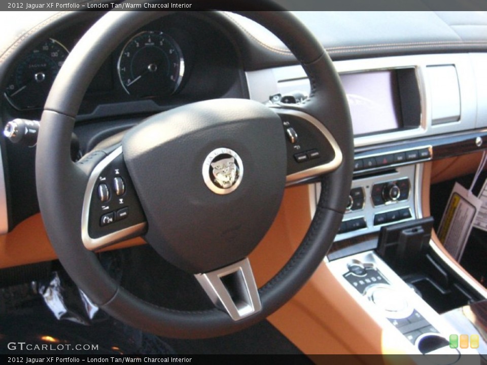 London Tan/Warm Charcoal Interior Dashboard for the 2012 Jaguar XF Portfolio #53948069