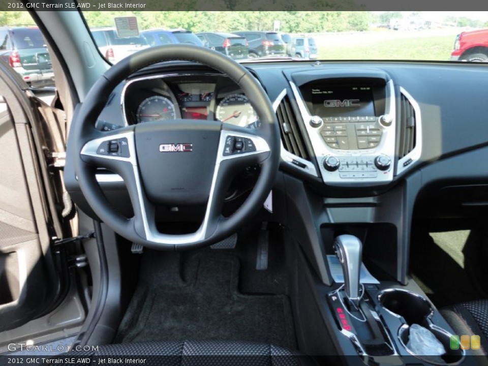 Jet Black Interior Dashboard for the 2012 GMC Terrain SLE AWD #53948543