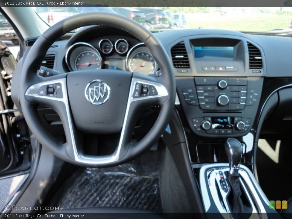 Ebony Interior Dashboard for the 2011 Buick Regal CXL Turbo #53948717