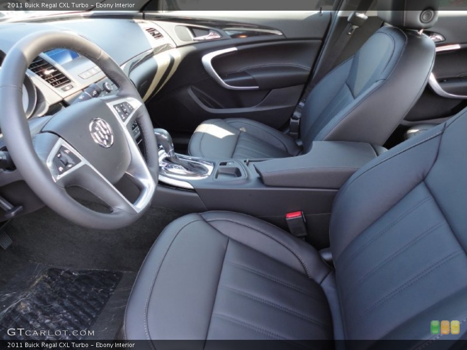 Ebony Interior Photo for the 2011 Buick Regal CXL Turbo #53948726