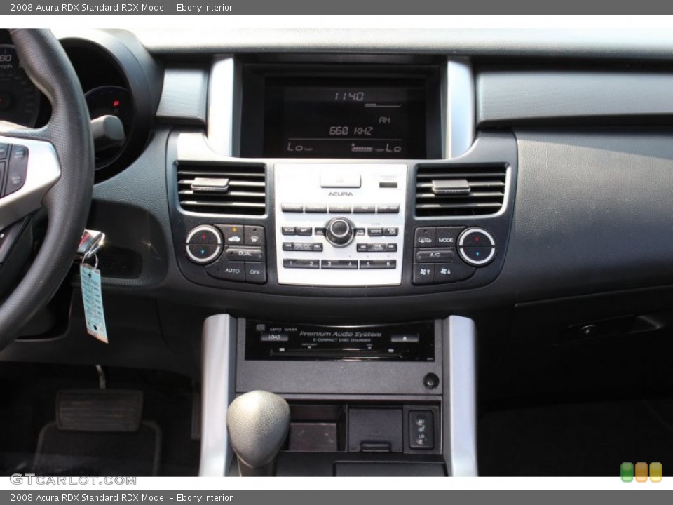 Ebony Interior Controls for the 2008 Acura RDX  #53948738