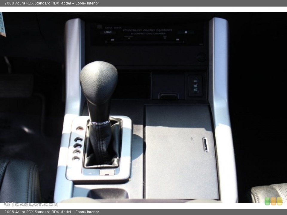 Ebony Interior Transmission for the 2008 Acura RDX  #53948744