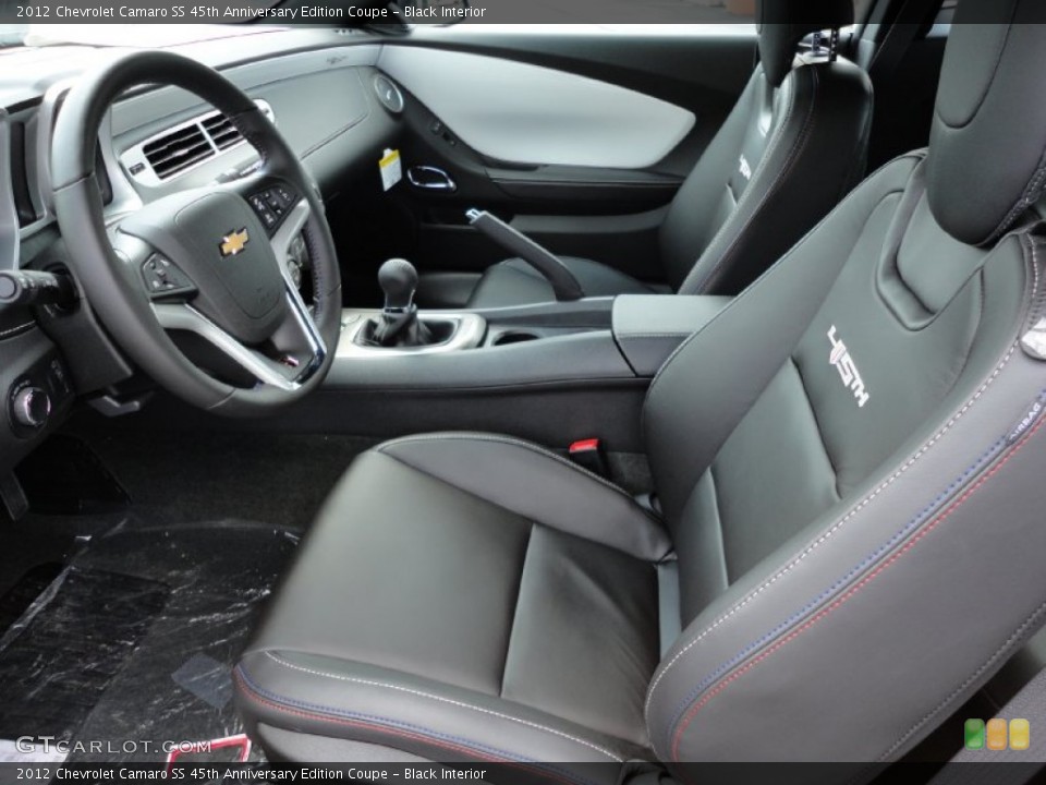 Black Interior Photo for the 2012 Chevrolet Camaro SS 45th Anniversary Edition Coupe #53949242