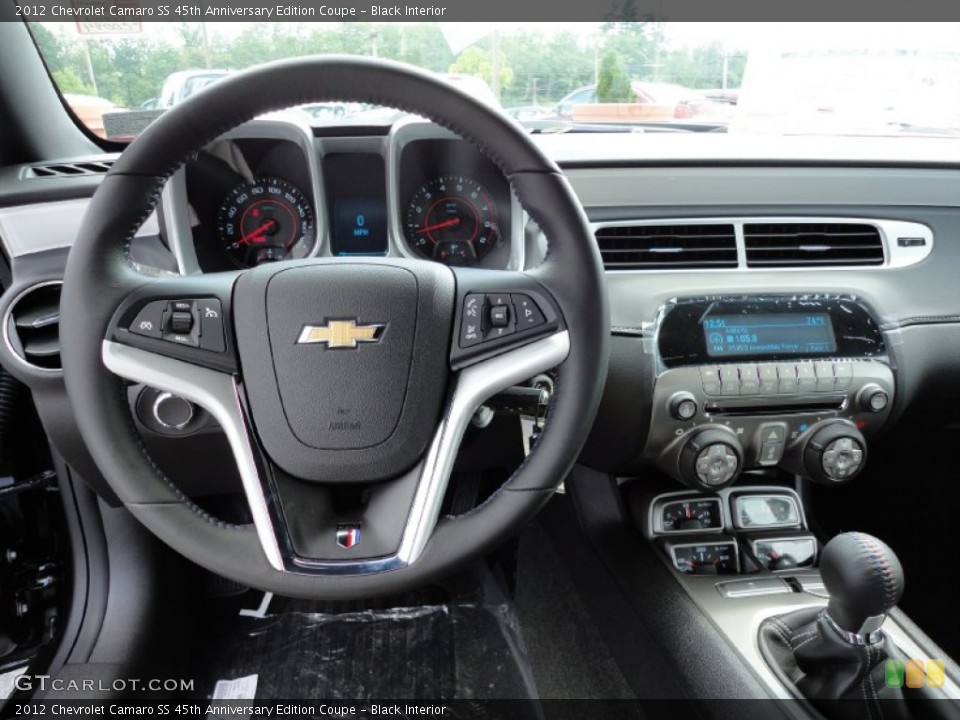Black Interior Dashboard for the 2012 Chevrolet Camaro SS 45th Anniversary Edition Coupe #53949263