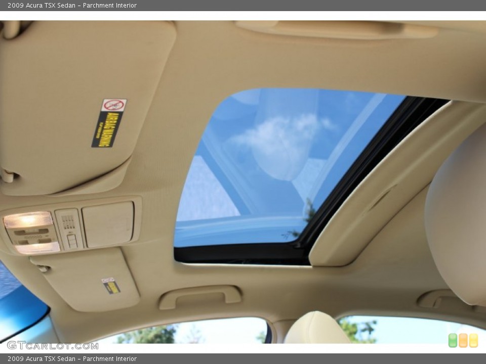 Parchment Interior Sunroof for the 2009 Acura TSX Sedan #53950208