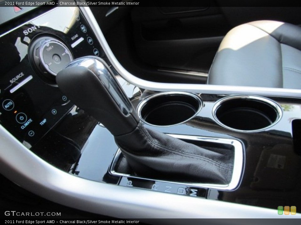 Charcoal Black/Silver Smoke Metallic Interior Transmission for the 2011 Ford Edge Sport AWD #53950439