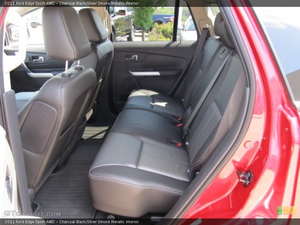 Charcoal Black/Silver Smoke Metallic Interior Photo for the 2011 Ford Edge Sport AWD #53950466