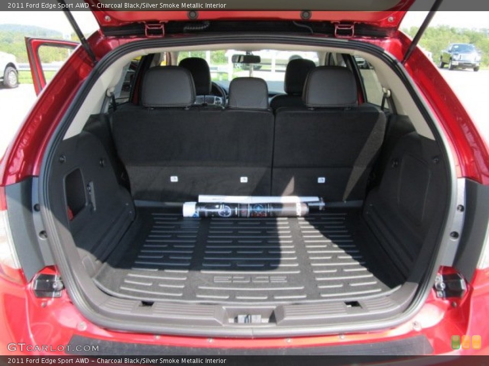 Charcoal Black/Silver Smoke Metallic Interior Trunk for the 2011 Ford Edge Sport AWD #53950478